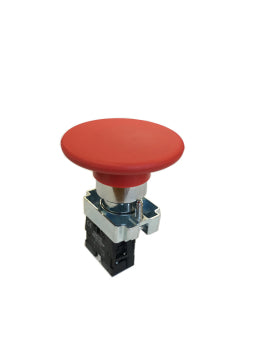 Switchtec IESTR60-R-01 SCL 60mm Red Twist To Release Mushroom Head Pushbutton with 1 N/C Contact