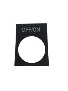 Switchtec ILP-OFF/ON SCL 22mm Legend Plate Off / On