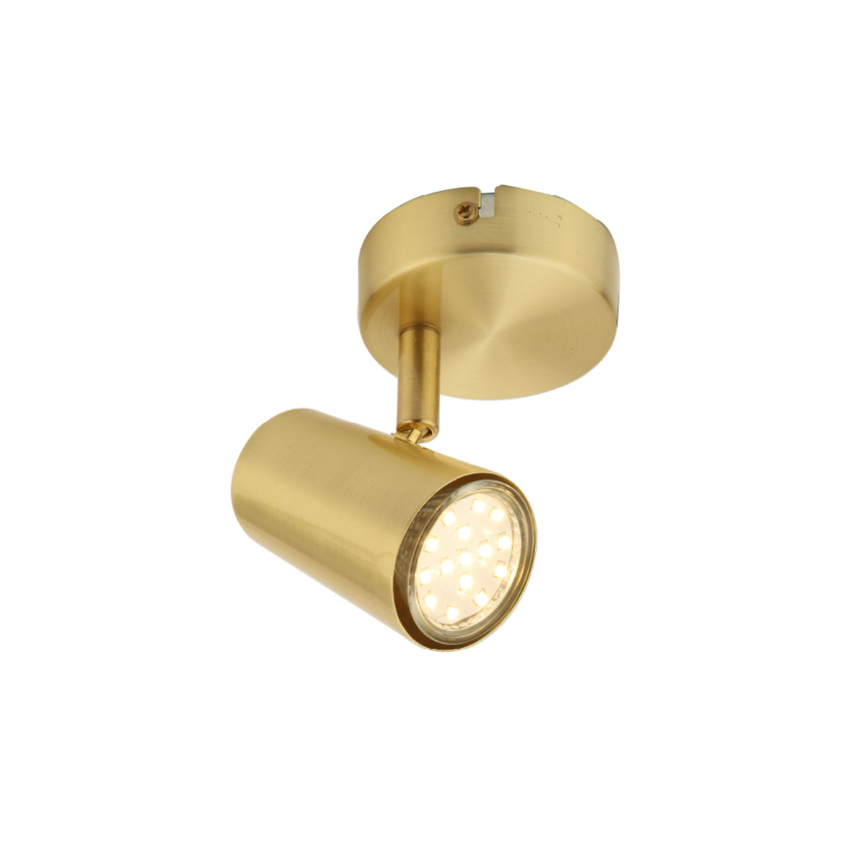 Forum INL-31775-SBRS Harvey Satin Brass GU10 Spotlight