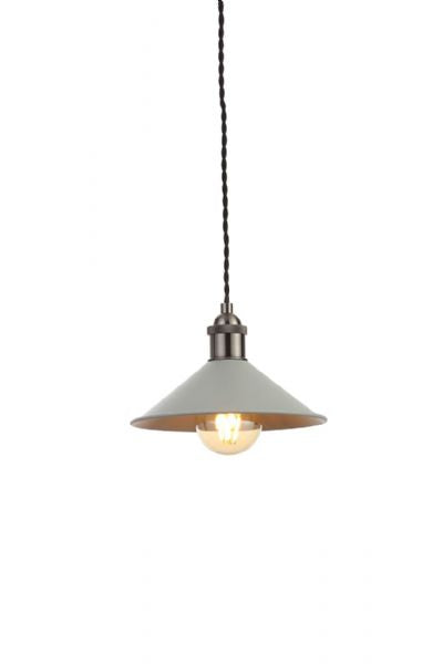 Forum INL-33818-MGRY Rigel Small Matt Grey Diner Shade