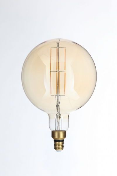 Forum INL-34028-AMB 6W ES Amber Dimmable LED Globe 180 2000K