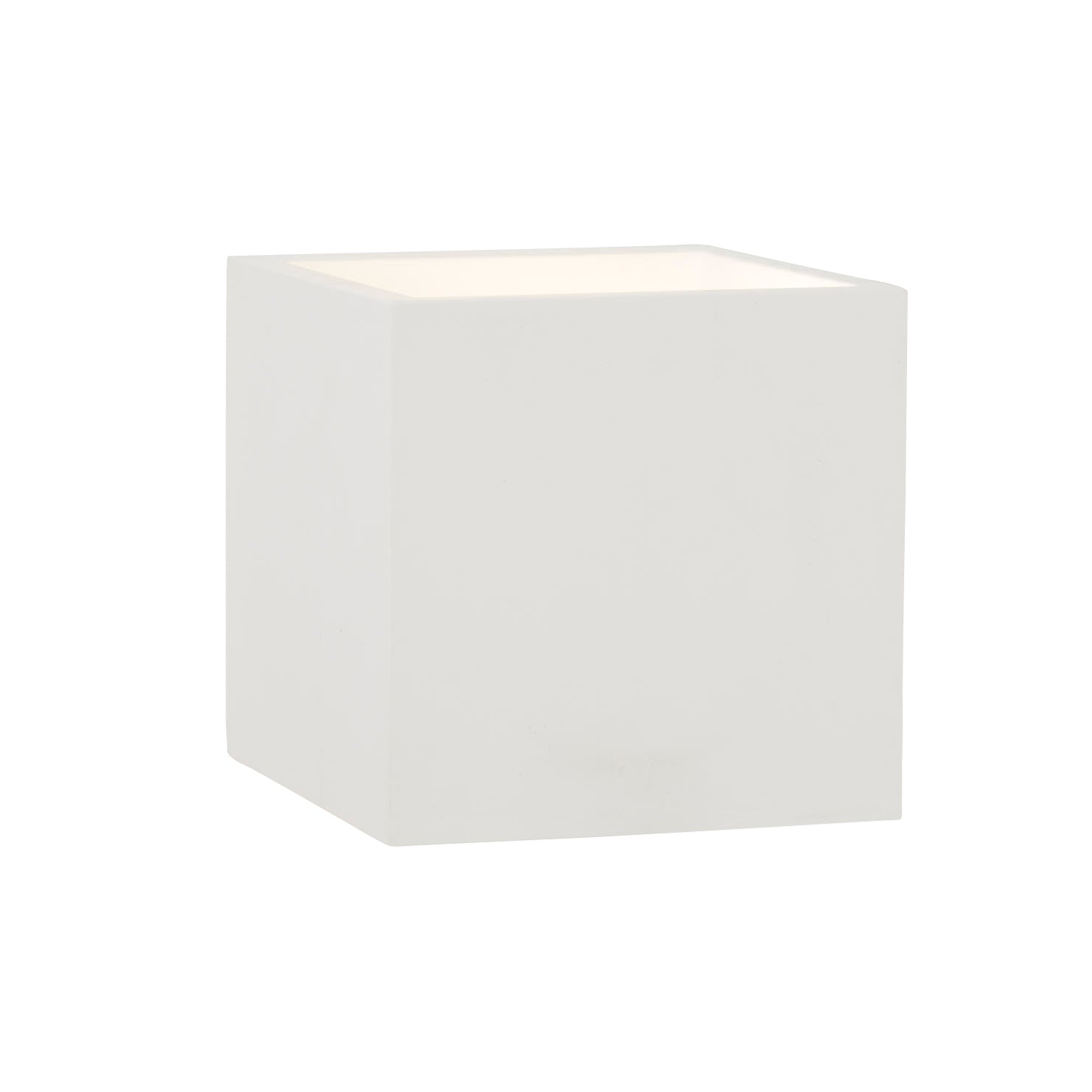 Forum INL-37219 Montilla G9 Square White Plaster Up / Down Wall Light