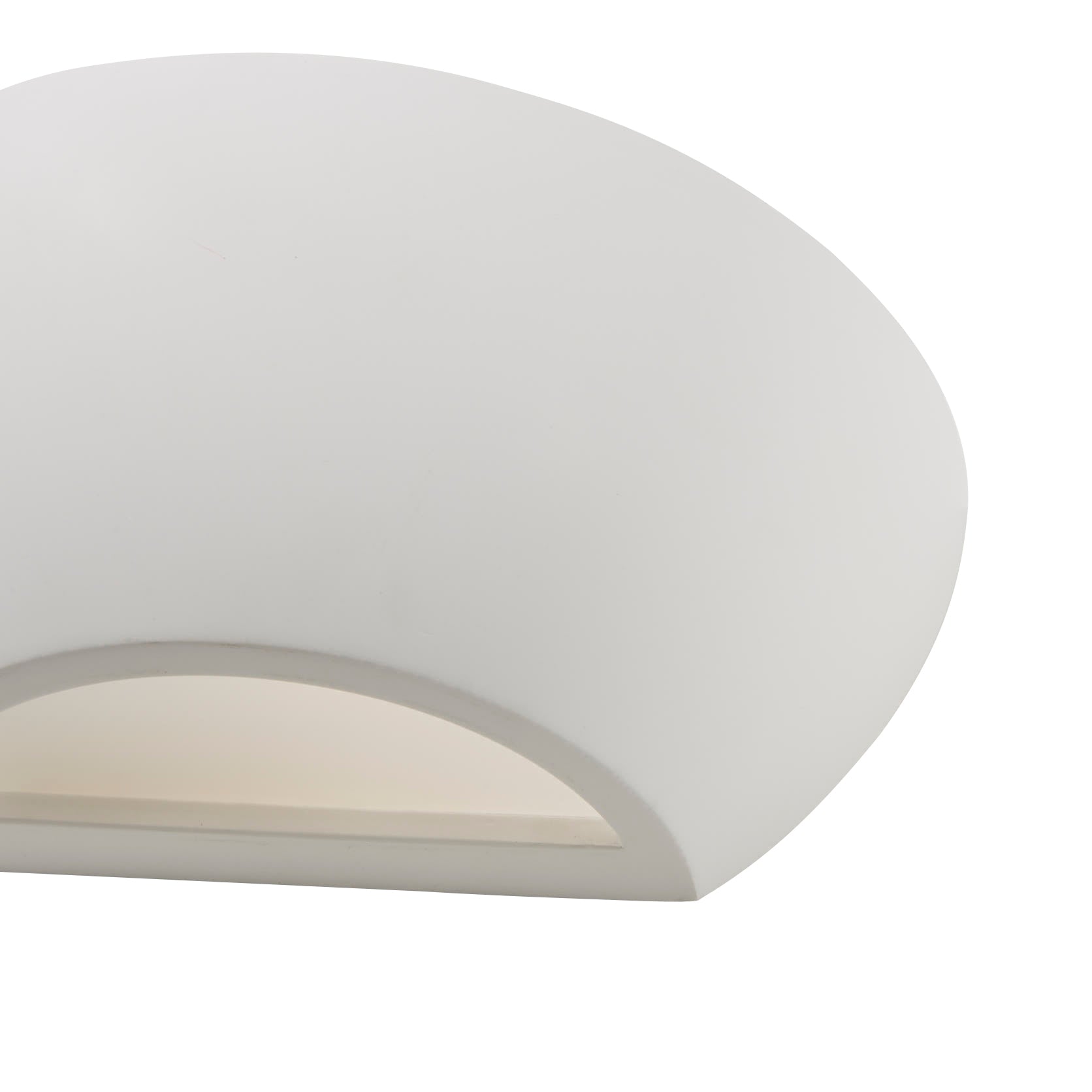 Forum INL-37223 Rhonda SES White Plaster Up / Down Wall Light