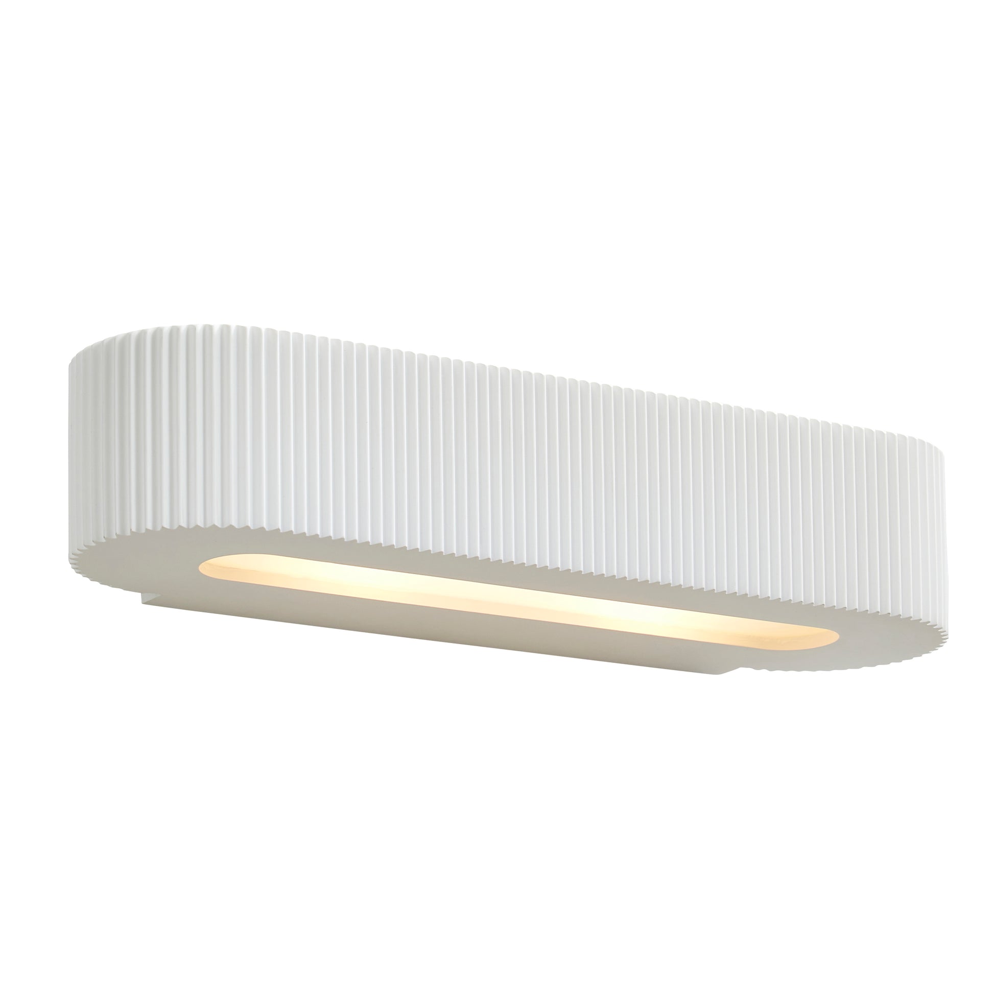 Forum INL-37226 Getxo 2 x SES White Plaster Up / Down Wall Light