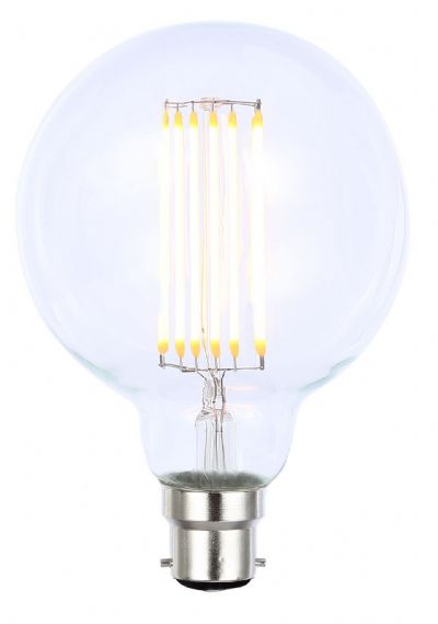 Forum INL-G80-LED-BC-CLR 4W BC Clear Dimmable LED Globe 80 2000K