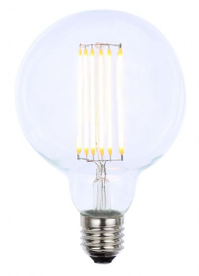 Forum INL-G95-LED-ES-CLR 4W ES Clear Dimmable LED Globe 95 2000K