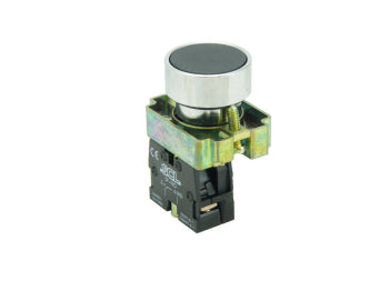 Switchtec IPB-B-10 SCL 22mm Black Pushbutton with 1 N/O Contact