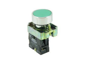 Switchtec IPB-G-10 SCL 22mm Green Pushbutton with 1 N/O Contact