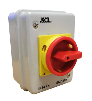 Switchtec ISMC420 SCL 20A 4 Pole Enclosed Metal Switch Disconnector IP54