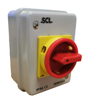 Switchtec ISMC432 SCL 32A 4 Pole Enclosed Metal Switch Disconnector IP54