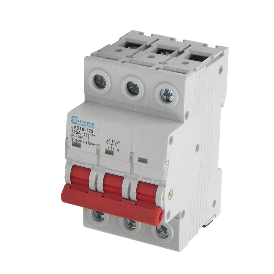 Europa ISO125-3 125A 3 Pole Mains Switch