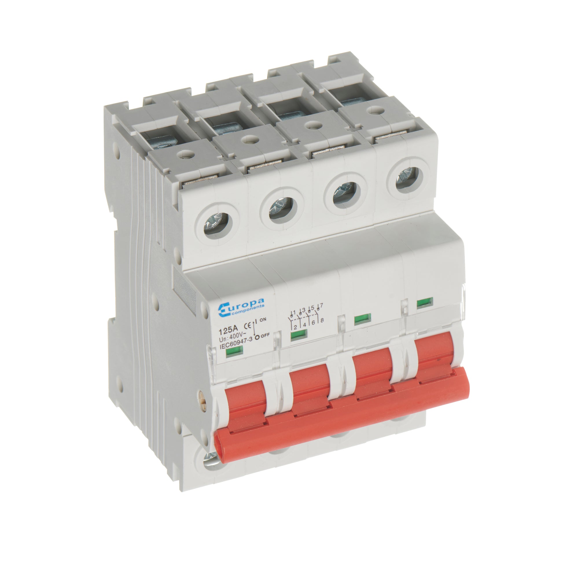 Europa ISO100-4 100A 4 Pole Mains Switch