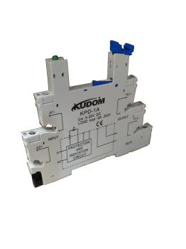 Switchtec KPD-1A I-Autoc 6.3mm Ultra Slim Din Rail Mount SSR Relay Socket 4-28V DC