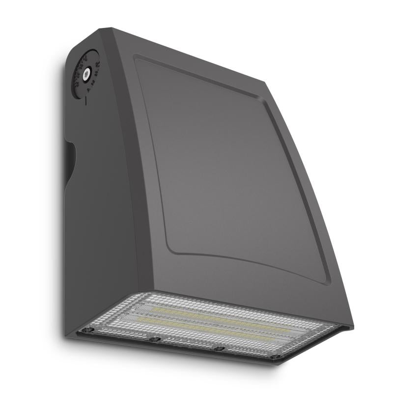 Kosnic KRU45/DS-SCT Kabru 45W CCT LED Low Glare Wall Light with Dusk til Dawn Sensor