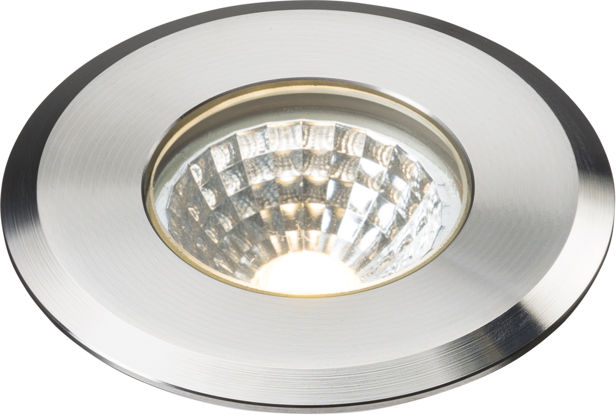 Knightsbridge LDGL5 5W LED Round Groundlight Stainless Steel IP65