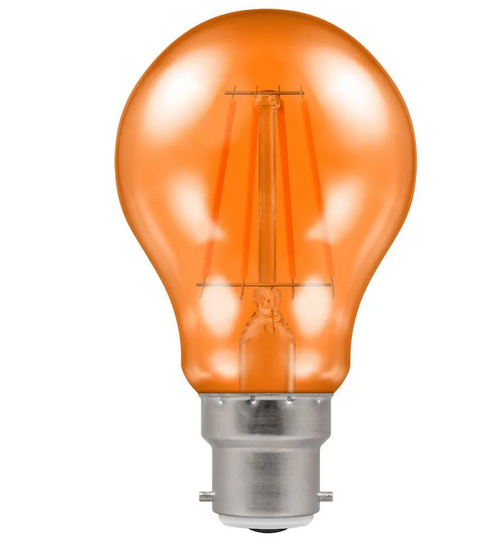 Crompton 13698 4W BC Orange LED Harlequin GLS