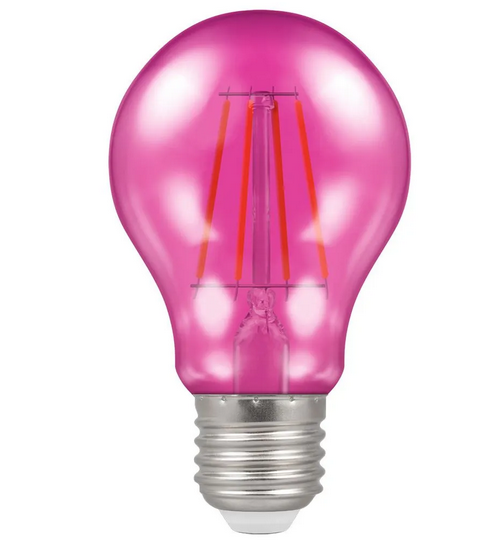 Crompton 13728 4W ES Pink LED Harlequin GLS