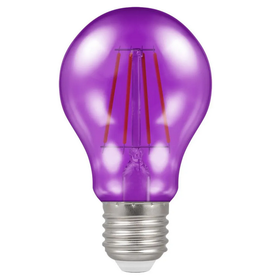 Crompton 13742 4W ES Purple LED Harlequin GLS