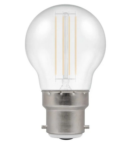 Crompton 13933 4.5W BC Harlequin LED Filament Golfball White