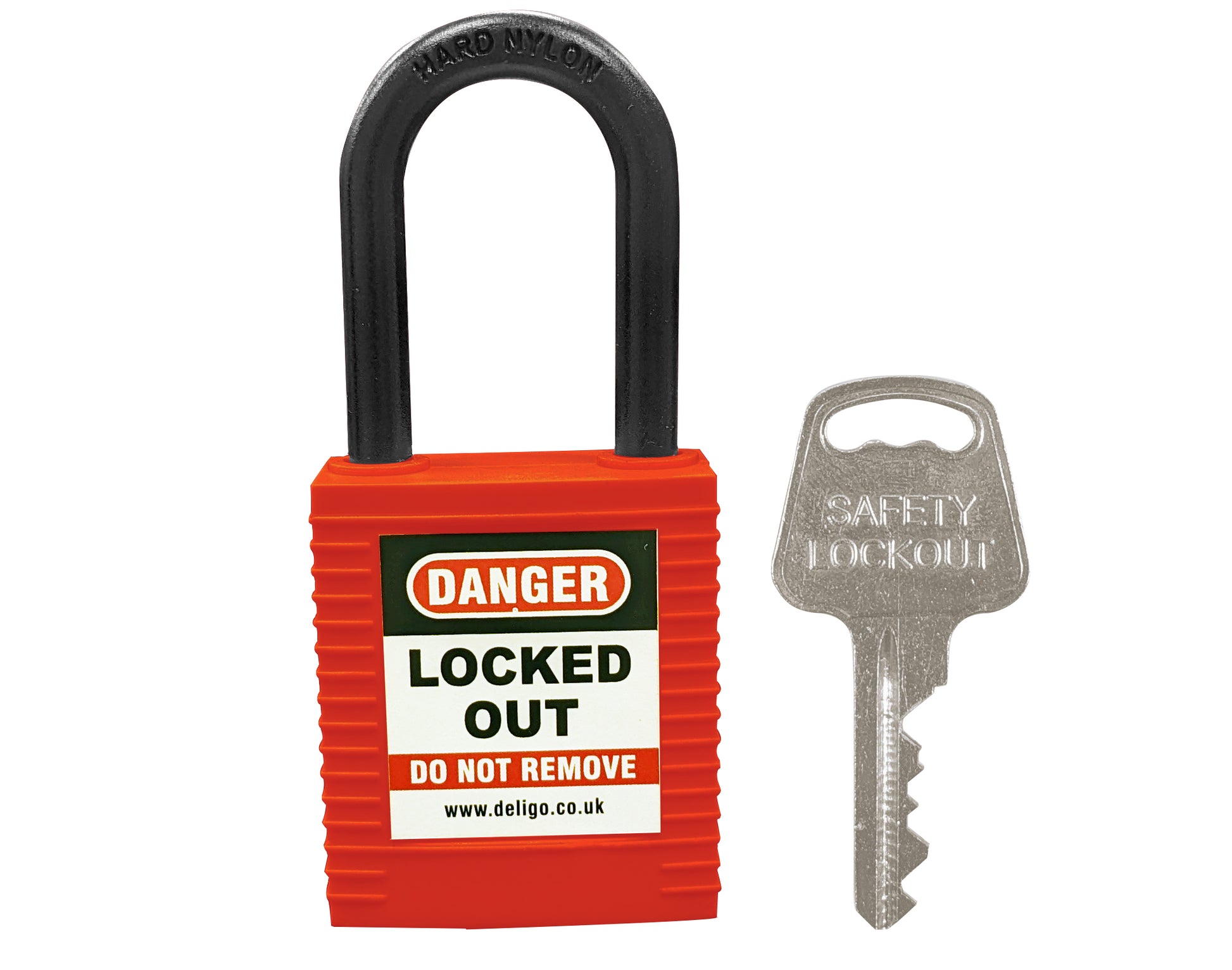 Deligo LOPR Lockout Padlock Red