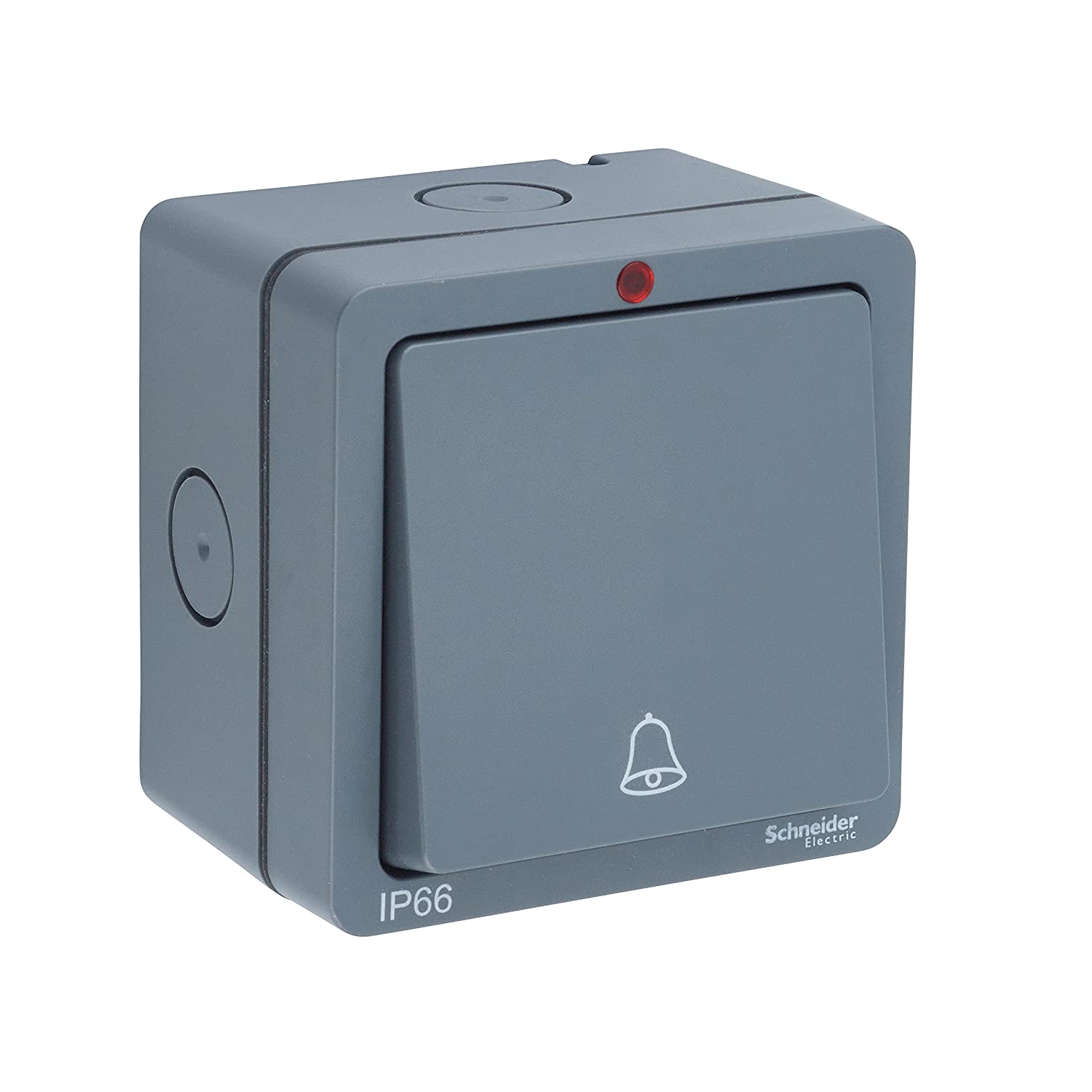 Schneider LWP1012RB 1 Gang Retractive 'Bell' Switch IP66