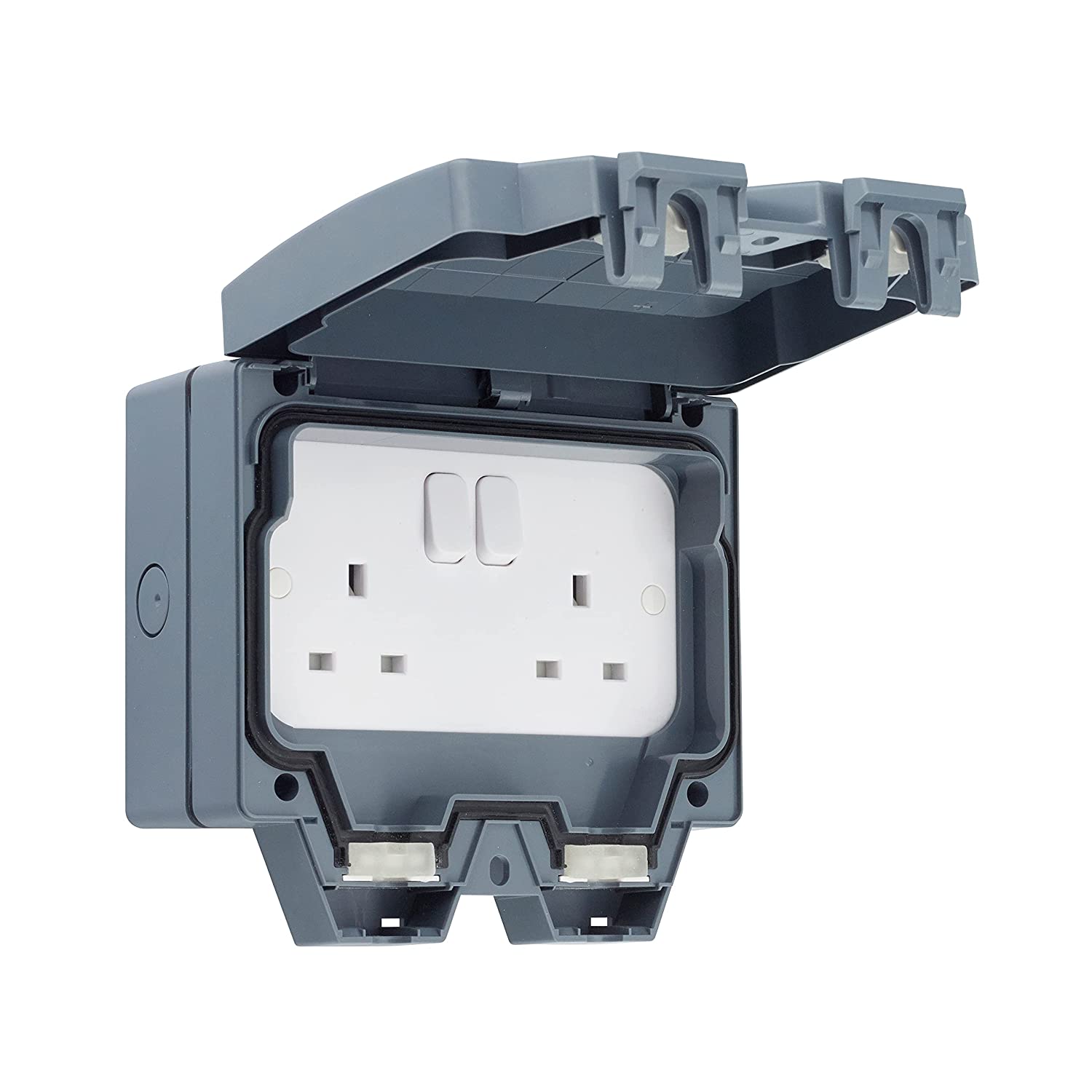 Schneider LWP3020 2 Gang 13A Switched Socket IP66