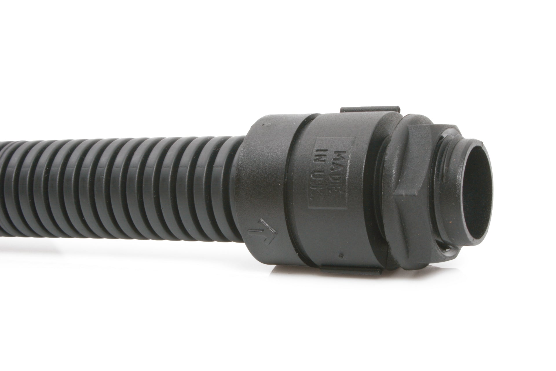 Term Tech M32CONN 32mm PVC Corrugated Conduit Black 50m