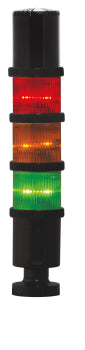 Switchtec MNTWS-RAGS-24 Sirena Mini TWS Steady & Flashing Red, Amber, Green and Sounder Light Tower