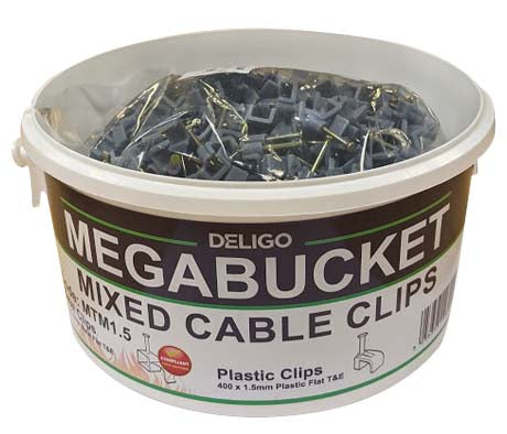 Deligo MTM1.5 1.5mm Cable Clip Mega Bucket