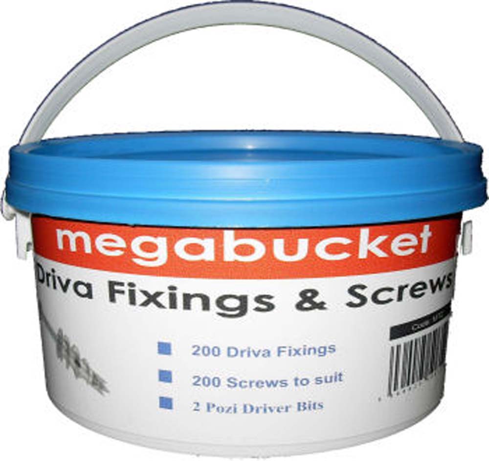 Deligo MTZ 400 Driva Plasterboard Fixings Mega Bucket