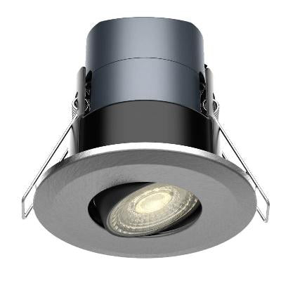 Kosnic MAU206TB Mauna Plus Tilt 4.5W / 6W CCT Dimmable LED Downlight Black