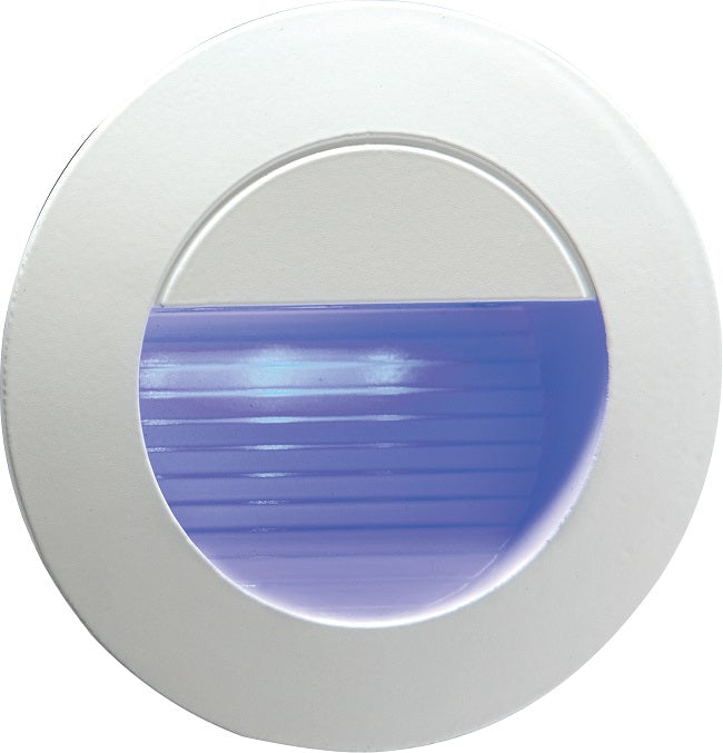 Knightsbridge NH020B 1.2W LED White Aluiminium Round Guide Light Blue Light Output