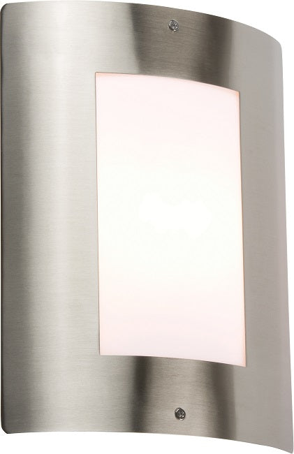 Knightsbridge NH027 E27 Stainless Steel Wall Light