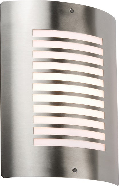 Knightsbridge NH028 E27 Stainless Steel Wall Light