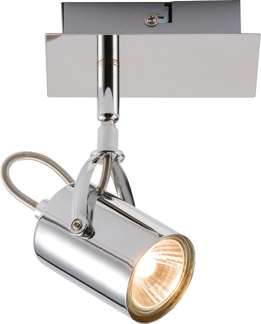 Knightsbridge NSP1C GU10 Single Spotlight Polished Chrome