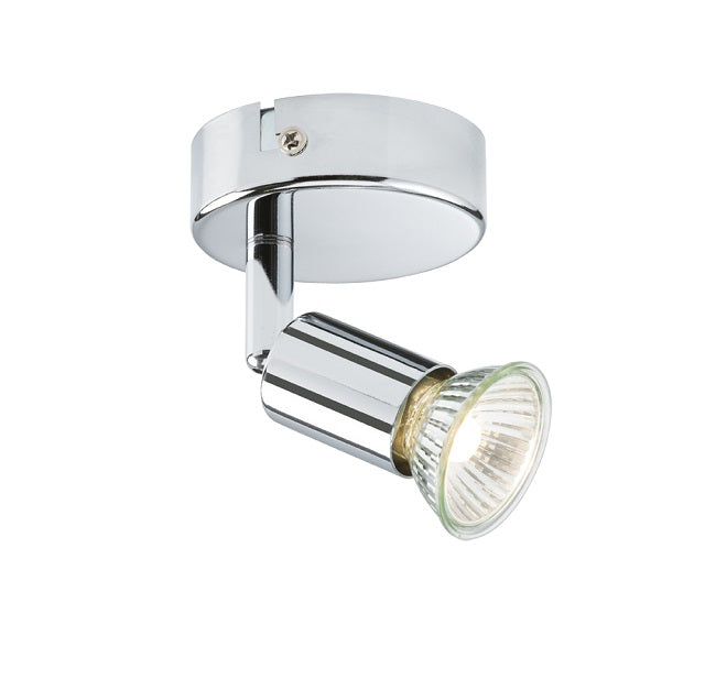 Knightsbridge NSPGU1C GU10 Single Spotlight Polished Chrome