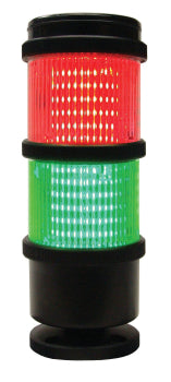 Switchtec NTWSF-RG-24 Sirena TWS Steady Red and Green Light Tower 24V AC/DC