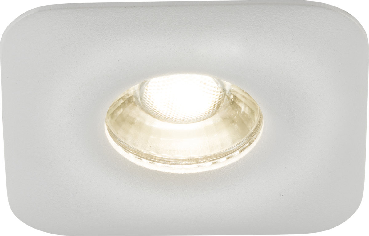 Knightsbridge ODA1FSW GU10 Square Downlight White