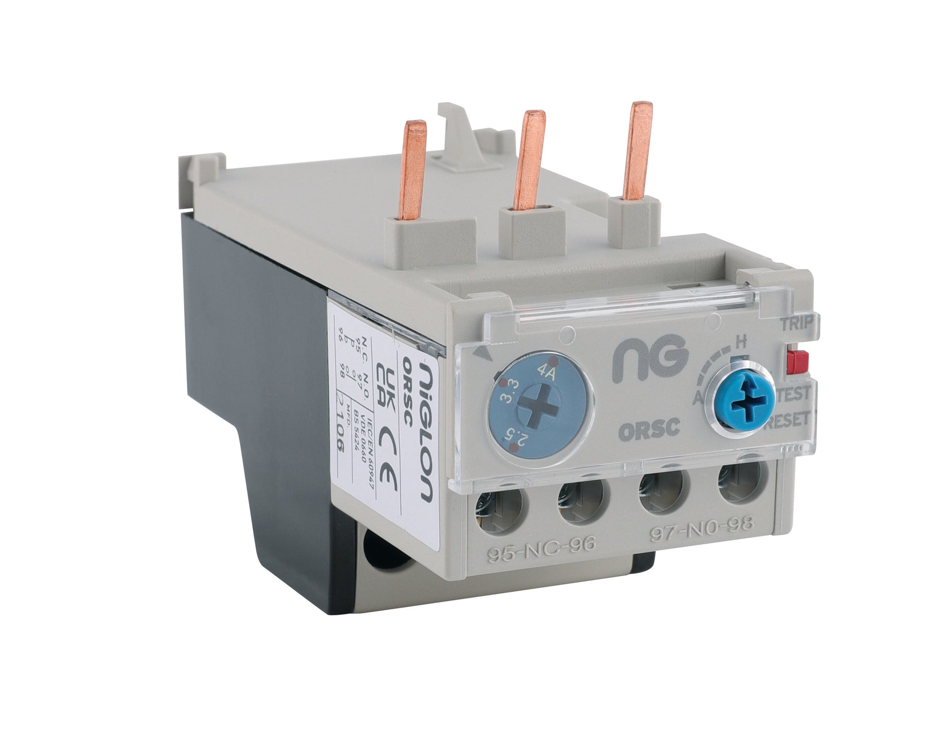 Niglon ORSC0.16 0.1 - 0.16A Overload For 3SC Contactors