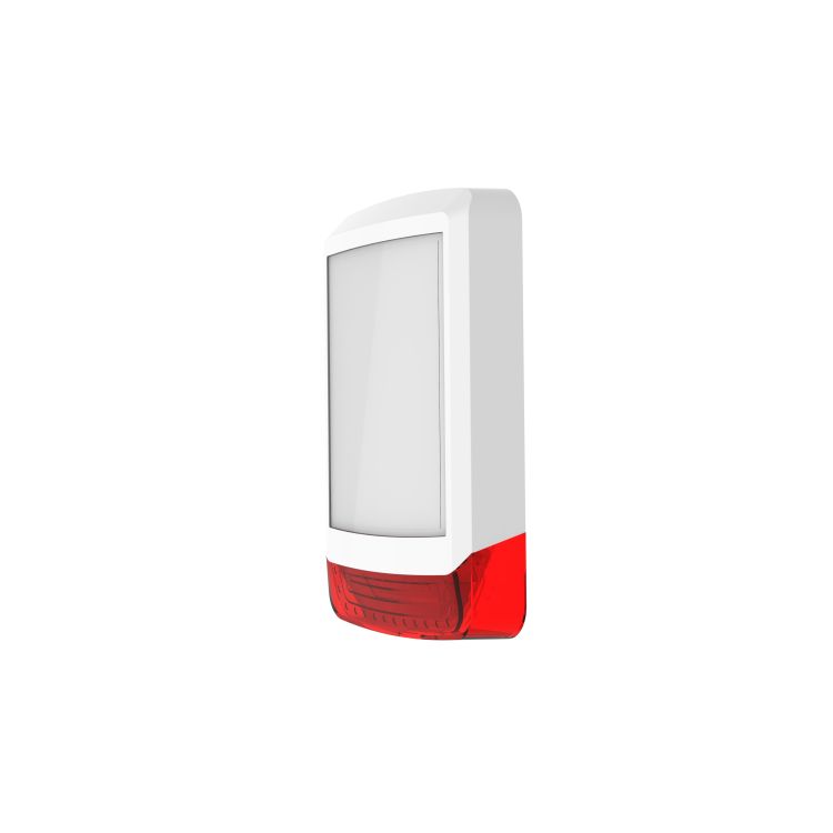 Texecom Odyssey X1 Cover WHRD Bell Box Cover White and Red