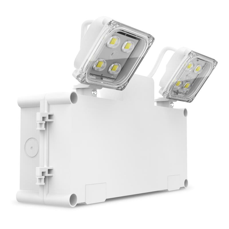 Kosnic ORD03-WHT Orda II 3W LED Emergency Twin Spot  White 6500K