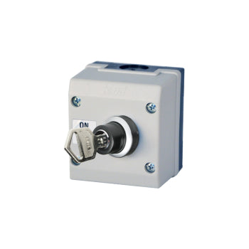 Switchtec PB1-KS44-G-1AA TEND 3 Position Latching Key Switch Control Station with 2 N/O Contacts