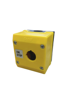 Switchtec PB22-B1Y TEND 1 Hole Yellow Pushbutton Station IP65