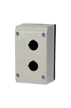 Switchtec PB22-B2G TEND 2 Hole Grey Pushbutton Station IP65