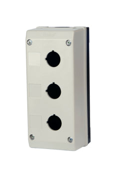 Switchtec PB22-B3G TEND 3 Hole Grey Ushbutton Station IP65