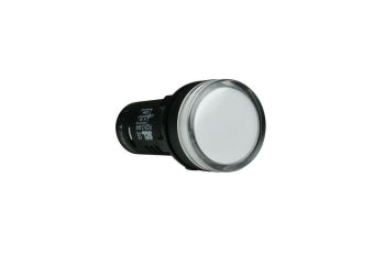 Switchtec PL22-LT-24W SCL 22mm White LED Indicator (Lamp Test) 24V AC/DC