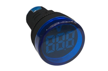 Switchtec PL22-VMAC-B SCL 22mm Blue Voltmeter Indicator Lamp 50-380V AC