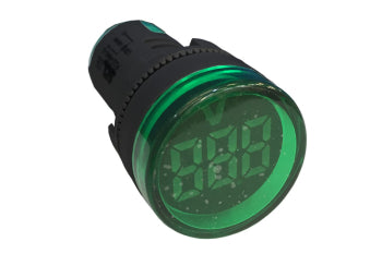 Switchtec PL22-VMAC-G SCL 22mm Green Voltmeter Indicator Lamp 50-380V AC