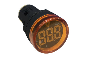 Switchtec PL22-VMAC-Y SCL 22mm Yellow Voltmeter Indicator Lamp 50-380V AC