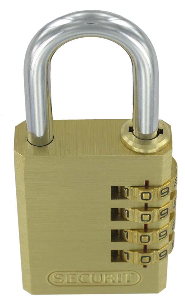 Deligo PLC20 20mm Brass Combination Padlock